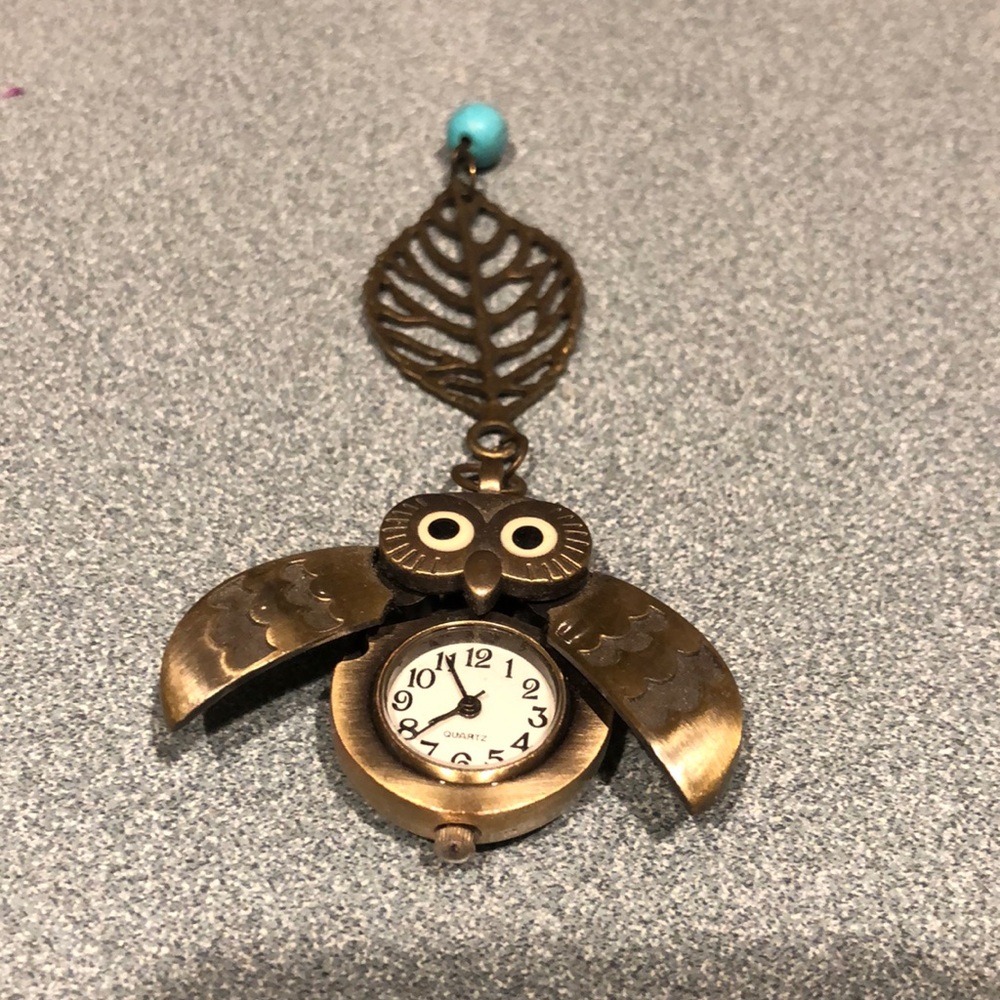 Owl Watch Pendant